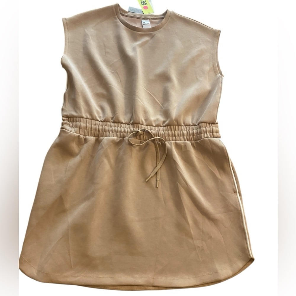 All in Motion Sleeveless Athletic Active Mini Tan Dress New Size XXL